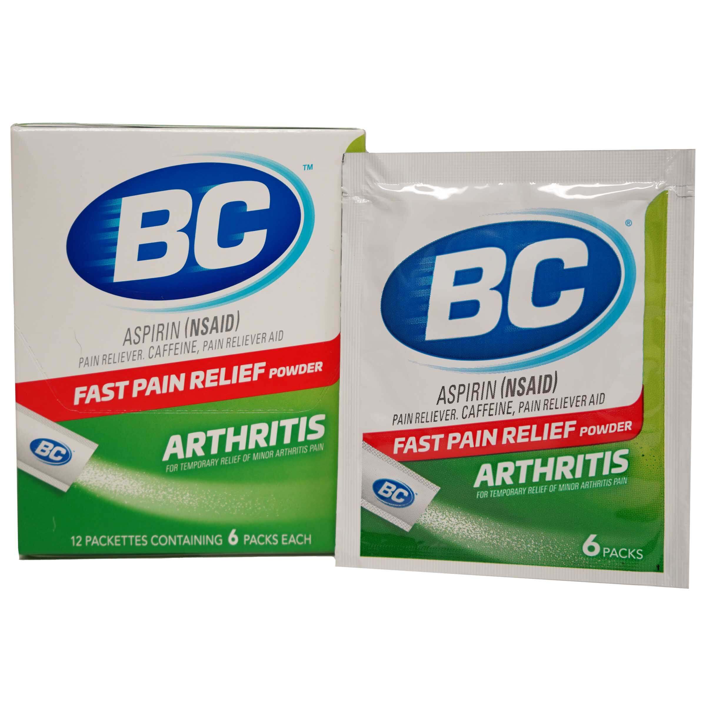 BC Arthritis Pain Refief Powder | 6 Pack | 12 Count Display product image